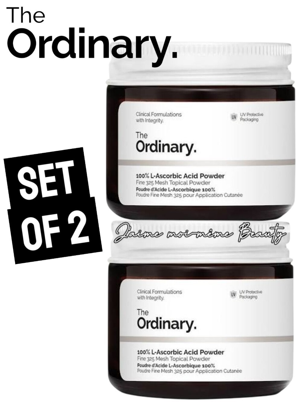 The Ordinary Vitamin C Powder - Set Of 2 Full Size - New